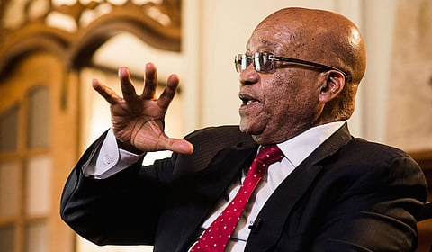 Former South African President Jacob Zuma. Photographer: Waldo Swiegers/Bloomberg