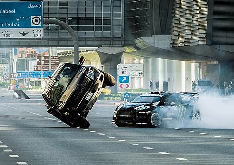 Ken Block’s hooligan-like Gymkhana 8 – ripping up the streets of Dubai