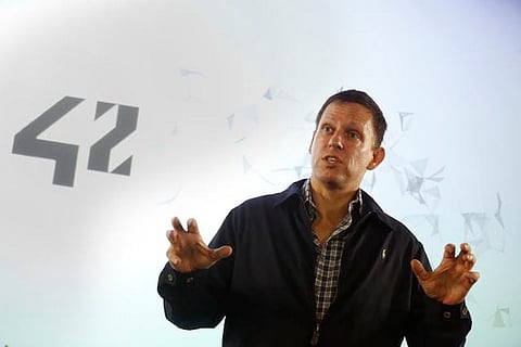 Peter Thiel, the Silicon Valley investor who co-founded PayPal. REUTERS/Jacky Naegelen/File Photo