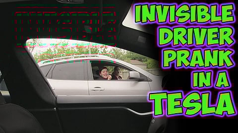 MUST WATCH: Motorists pranked by ‘driverless’ Tesla Model S