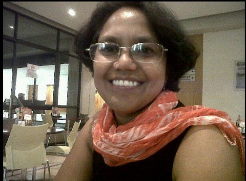 SAA Treasurer Cynthia Stimpel - suspended after questioning chairman Myeni's R256m plunder attempt. Pic: Facebook