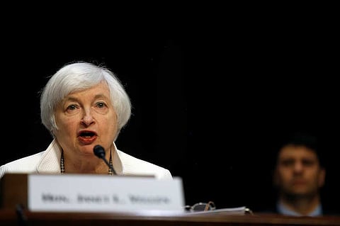 Federal Reserve Board Chair Janet Yellen testifies before the Senate Banking Committee at Capitol Hill in Washington, U.S., June 21, 2016. REUTERS/Carlos Barria/File Photo