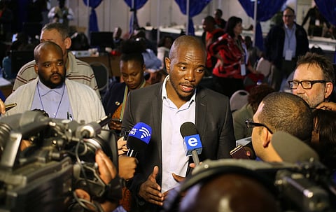 Democratic Alliance leader Mmusi Maimane. REUTERS/Siphiwe Sibeko