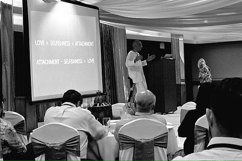 Swami Parthasarathy. Pic: Twitter @cinqe_