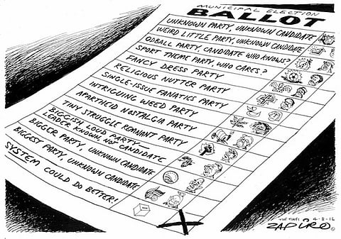 Zapiro's election roll, more magic at www.zapiro.com.