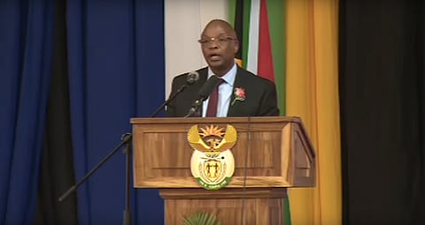 WATCH: Anglogold chairman Sipho Pityana skewers Zuma as ANC bigwigs look on