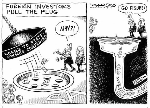 The coffers are still running dry. More magic available at www.zapiro.com.