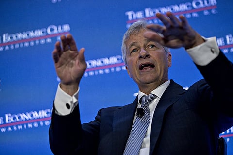Jamie Dimon, chief executive officer of JPMorgan Chase. Photographer: Andrew Harrer/Bloomberg