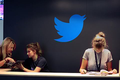 Attendees visit the Twitter Inc. exhibition stand at the Dmexco digital marketing conference in Cologne, Germany, on Wednesday, Sept. 14, 2016. Dmexco is a two-day global business and digital economy innovation platform, attracting the industry's most important personalities and corporate decision-makers. Photographer: Krisztian Bocsi/Bloomberg