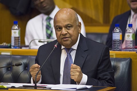South Africa's finance minister Pravin Gordhan. Photographer: Waldo Swiegers/Bloomberg