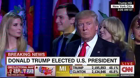 Donald Trump sweeps to shock victory, crushes Clinton by winning Obama states