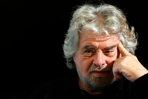 Beppe Grillo, comedian-turned-politician and leader of the Italian Five Star Movement. Photographer Alessia Pierdomenico