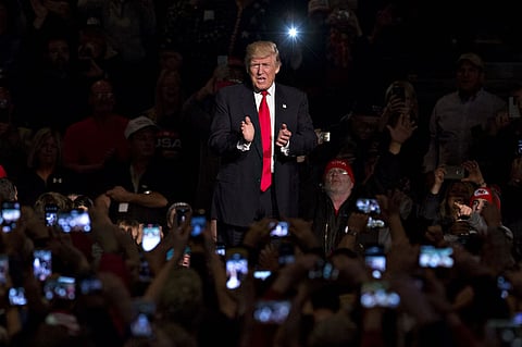 U.S. President-elect Donald Trump in Iowa, U.S. Photographer: Daniel Acker/Bloomberg