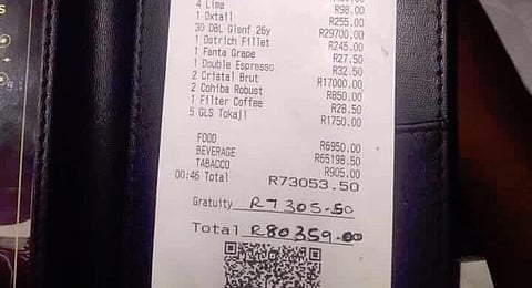 Zuma bashing starting early as R80k restaurant bill resurfaces