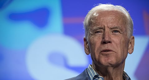 Former U.S. Vice President Joe Biden speaks during the 2017 South By Southwest (SXSW) Interactive Festival at the Austin Convention Center in Austin, Texas, U.S., on Sunday, March 12, 2017. The SXSW Interactive Festival features a variety of tracks that allow attendees to explore what's next in the worlds of entertainment, culture, and technology. Photographer: David Paul Morris/Bloomberg