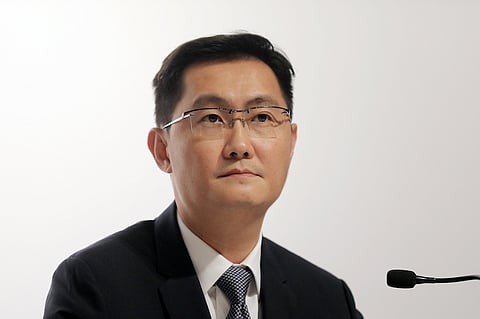 Ma Huateng, chairman and chief executive officer of Tencent Holdings Ltd., attends a news conference in Hong Kong, China, on Wednesday, March 22, 2017. Tencent posted fourth-quarter profit that missed analysts’ estimates amid a surge in costs and rising competition in the mobile gaming market. Photographer: Paul Yeung/Bloomberg