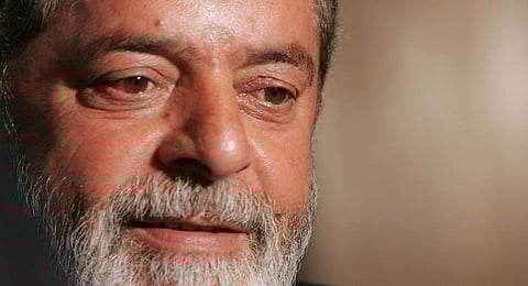 File photo: former Brazilian President Luiz Inacio Lula da Silva, 2006. The former President has been sentenced to nine and a half years for his involoved in a corruption scandal. Photographer: Adriano Machado/Bloomberg News.