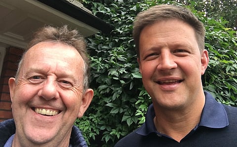 Alec Hogg and Bob Skinstad