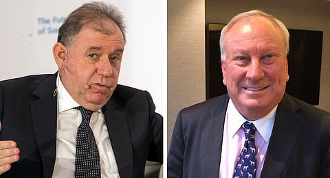 Investec founders Stephen Koseff and Bernard Kantor.