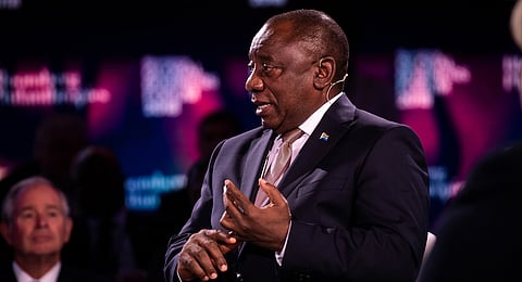 Cyril Ramaphosa Photographer: Mark Kauzlarich/Bloomberg