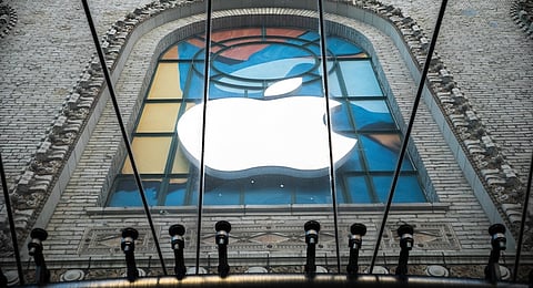 Signage is displayed outside the Brooklyn Academy of Music (BAM) ahead of an Apple Inc. event in the Brooklyn borough of New York, U.S., on Tuesday, Oct. 30, 2018. The iPad Pro update comes at an important time for the device, which hasn't been refreshed since mid-2017. While the tablet market is contracting overall, the iPad has been slowly regaining momentum thanks to new software and lower-priced models, but also because competitors like Amazon.com Inc. and Samsung Electronics Co. haven't wowed the market lately. Photographer: Jeenah Moon/Bloomberg