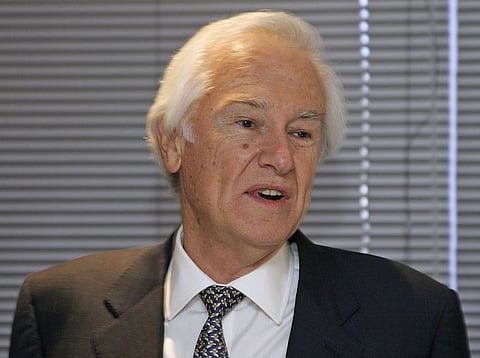 Allan Gray at the announcement of Allan Gray Investments' donation of R1 milliard to the South African government on March 7, 2007 in Cape Town, South Africa. (Photo by Die Burger Paparazzi/Andrew Brown/Gallo Images/Getty Images)