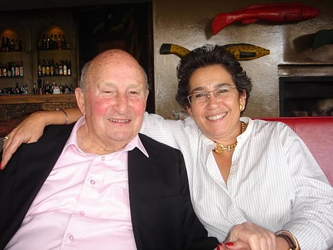 The late Donny Gordon and his daughter, SA businesswoman Wendy Appelbaum. Pic from Hylton Appelbaum's Facebook page.