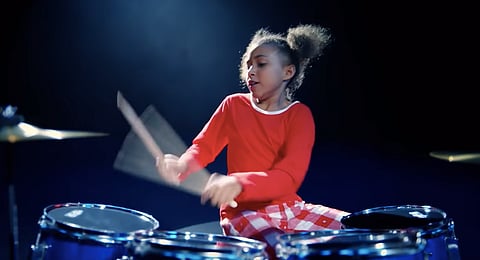 Nandi Bushell in the 2019 Argos Christmas advert. Pic: YouTube.