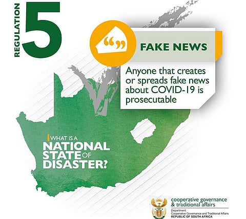 SA warns fake-news spreaders, shuts bars and restaurants in fight against Covid-19