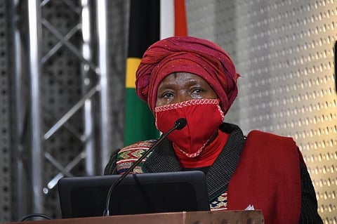Cooperative Governance Minister Nkosazana Dlamini-Zuma.