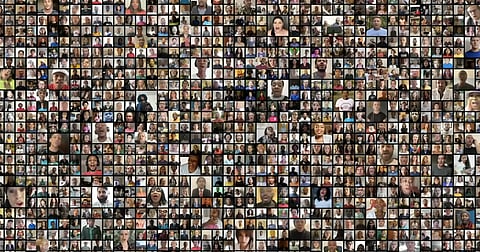 A 1,000-odd Nkosi Sikelel’ iAfrika acapella