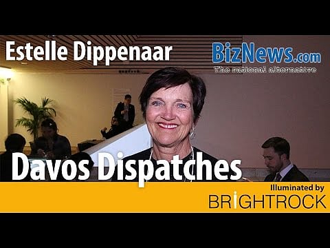 Estelle Dippenaar – making the most of Davos as a delegate’s spouse!