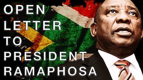 MUST READ: Niemöller is back with another blistering Open Letter to Ramaphosa