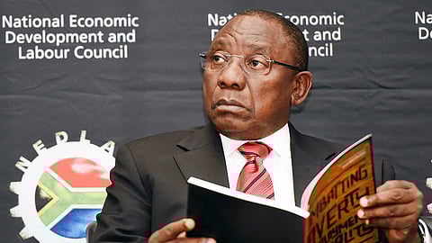 File Photo: Deputy President Cyril Ramaphosa addresses 21st NEDLAC Summit, 9 Sep 2016