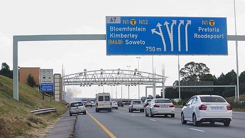 JOHANNESBURG, SOUTH AFRICA - MARCH 05: A general view of E - Tolls on March 05, 2021 in Johannesburg, South Africa. It is reported that the Gauteng government called for the scrapping of the e-tolls project and it is also against the implementation of the ARRTO regulations. (Photo by Gallo Images/Fani Mahuntsi)