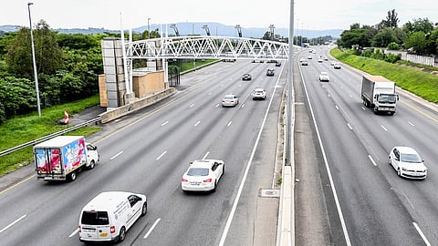 JOHANNESBURG, SOUTH AFRICA - DECEMBER 08: A general view of E-Toll gantries on December 08, 2021 in Johannesburg, South Africa. According to media reports the future of the e-tolls on Gauteng?s roads still remains unclear. (Photo by Sydney Seshibedi/Gallo Images)
