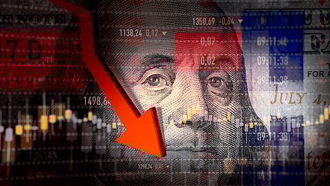 Stock Market Data, Stock Market and Exchange, Stock Market Crash, Dollar Sign, Moving Down