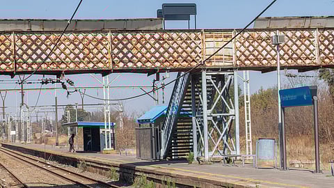 A general view of Florida Train Station on August 20, 2020 in Johannesburg, South Africa. Rail transport in South Africa is an important element of the country's transport infrastructure. All major cities are connected by rail, and South Africa's railway system is the most highly developed in Africa. (Photo by Gallo Images/Papi Morake)