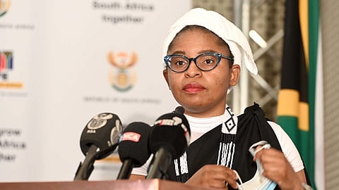 Khumbudzo Ntshavheni briefs media on the outcomes of the Cabinet meeting held on Wednesday, 26 May 2021