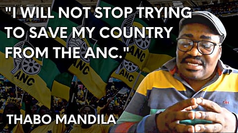 ‘I will not stop trying to save my country from the ANC’ – Thabo Mandila