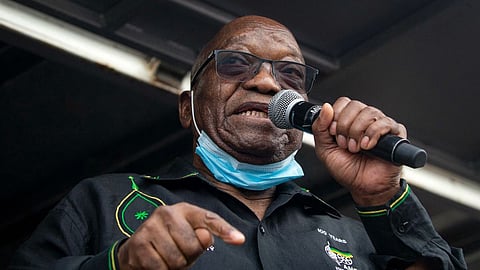 Jacob Zuma Photographer: Emmanuel Croset/AFP/Getty Images