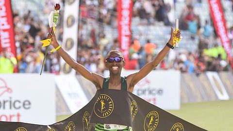 Comrades Marathon at Moses Mabhida Stadium on August 28, 2022 in Durban, South Africa. (Photo by Darren Stewart/Gallo Images)