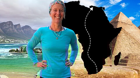 Author, extreme athlete, adventurer, myth-buster and storyteller Kim van Kets’ bucket list challenge: running Africa from top to tail