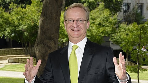 JOHANNESBURG, SOUTH AFRICA- NOVEMBER 07: Mike Brown, CEO of Nedbank on November 07, 2013 in Johannesburg, South Africa. (Photo by Gallo Images / Financial Mail / Russell Roberts)