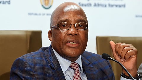 Minister of Health Dr Aaron Motsoaledi during National Health Insurance white paper briefing at Tshedimosetso House in Pretoria. (Photo: GCIS)
