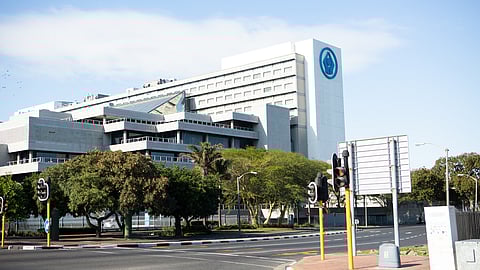 A general view of Sanlam on June 15, 2021 in Cape Town, South Africa. It is reported that Africa’s biggest nonbanking financial services group, Sanlam announced that it had reached an agreement to buy Alexander Forbes’s group risk and retail life business for R100m, though that amount could be subject to adjustment. (Photo by Gallo Images/Misha Jordaan)