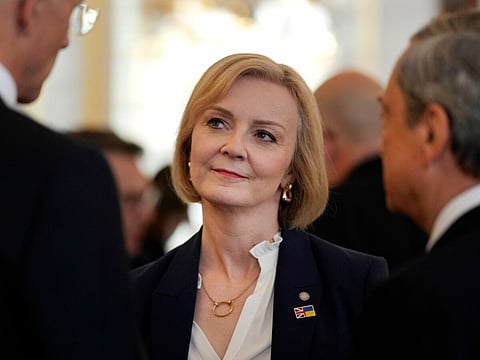 Liz Truss Photographer: Pool/Getty Images