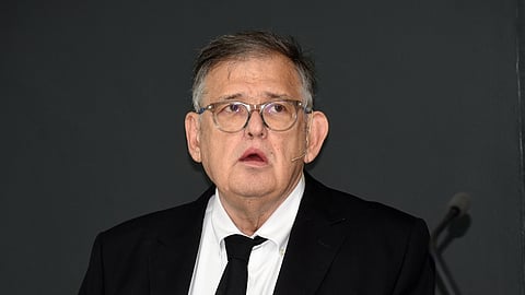 Ivan Saltzman CEO of Dis-Chem Pharmacies at the annual results presentation at the Waterfall Distribution Campus in Midrand.Picture:Freddy Mavunda © Business Day