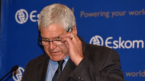 Eskom COO Jan Oberholzer during the power utility’s annual financial results presentation on November 28, 2018 in Johannesburg, South Africa. During the presentation, it was revealed that Eskom’s debt service costs have doubled in a one year to R45bn. (Photo by Gallo Images / Business Day / Freddy Mavunda)