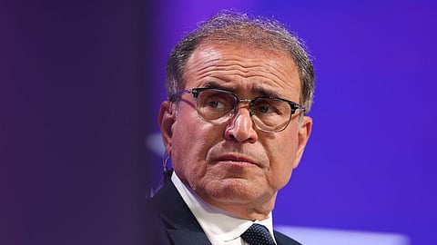 Nouriel Roubini, chief executive officer of Roubini Macro Associates Inc., during a panel session at the Qatar Economic Forum (QEF) in Doha, Qatar, on Tuesday, June 21, 2022. The second annual Qatar Economic Forum convenes global business leaders and heads of state to tackle some of the world's most pressing challenges, through the lens of the Middle East.
